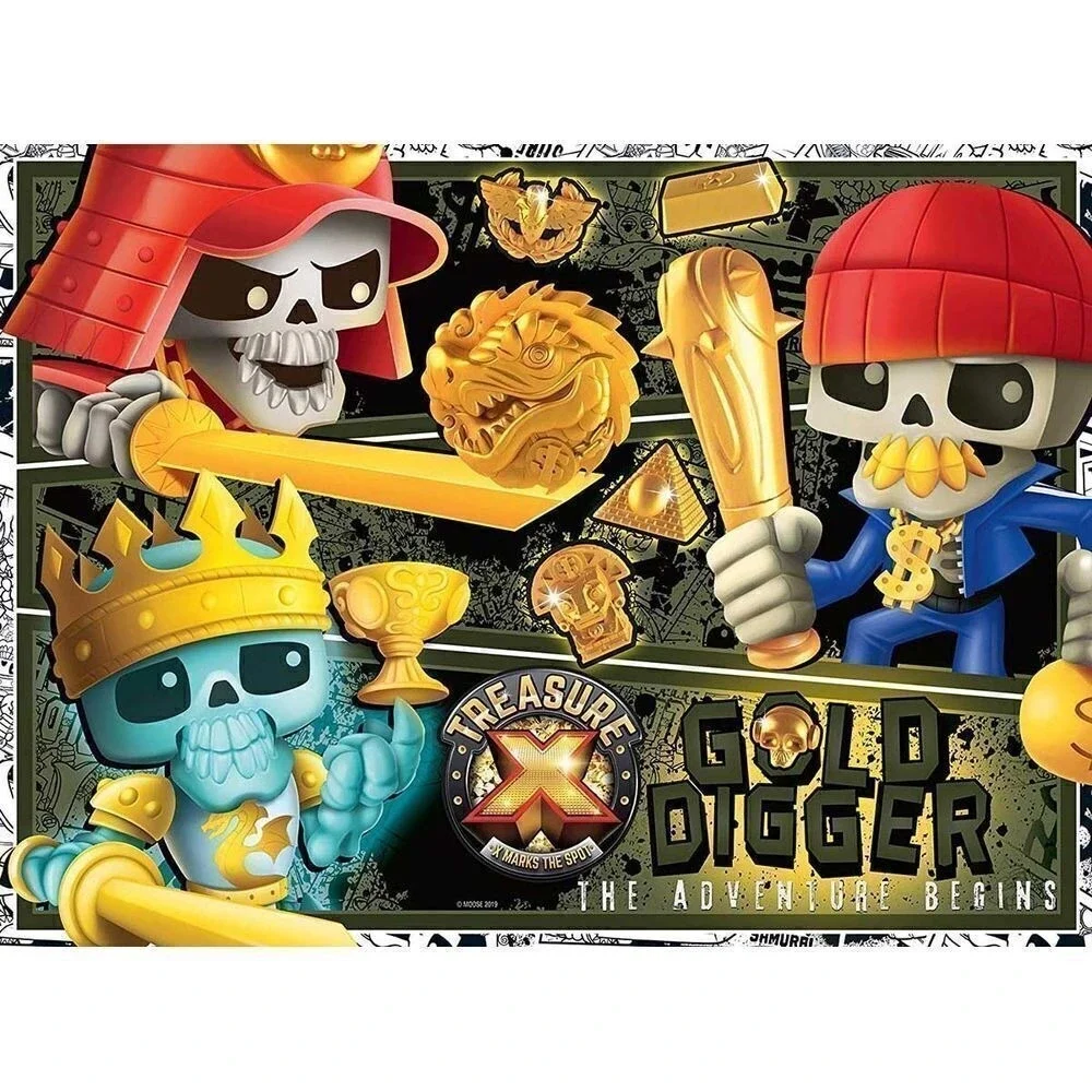 Ravensburger Treasure X Puzzle 100 XXL Gold Digger Glow in the Dark 128712 NEW